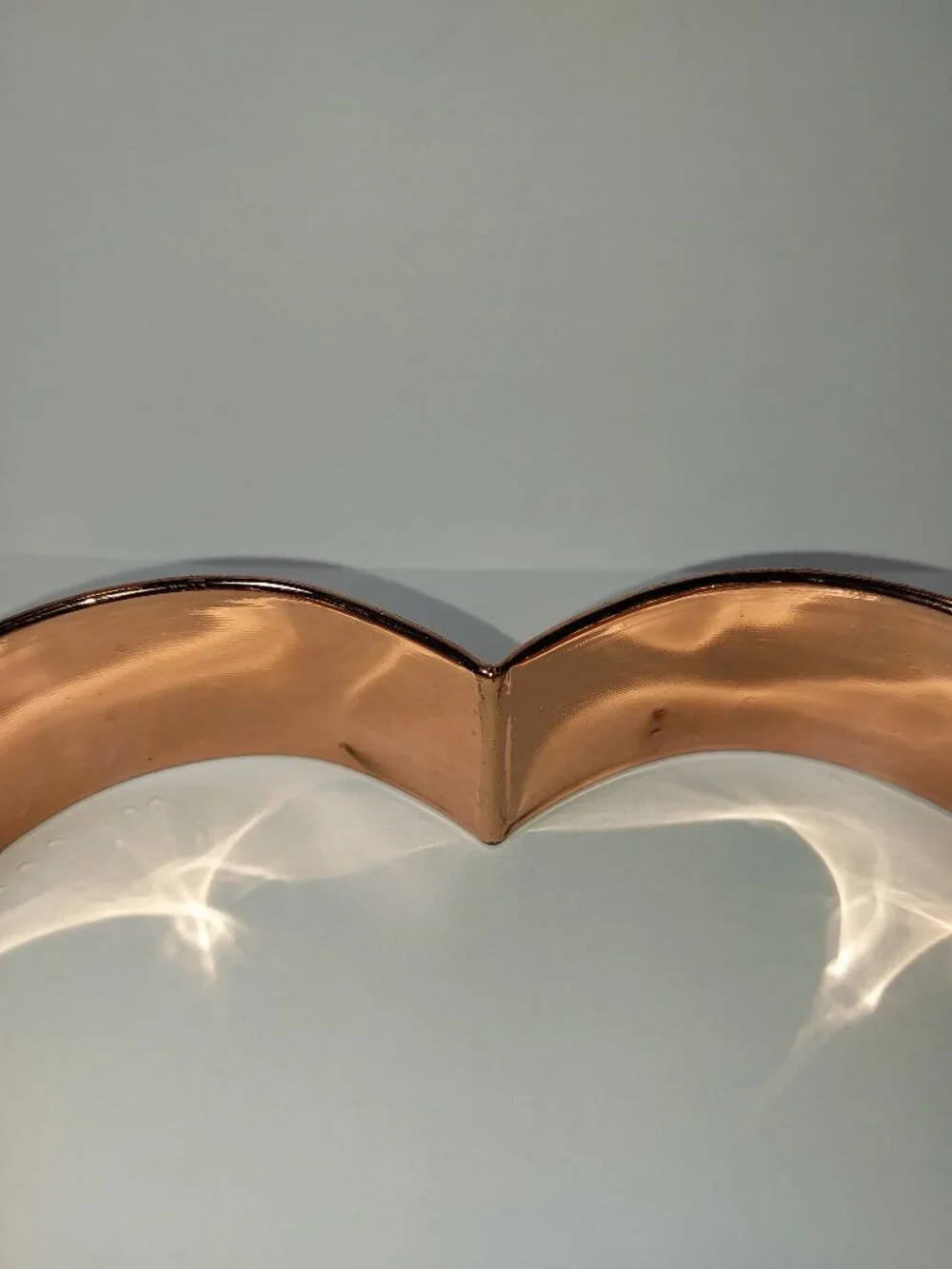 Copper Heart Cookie Cutter 5 1/2